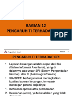 Bagian 12 Pengaruh Ti Terhadap Audit: Halaman Pengauditan I - Sururi