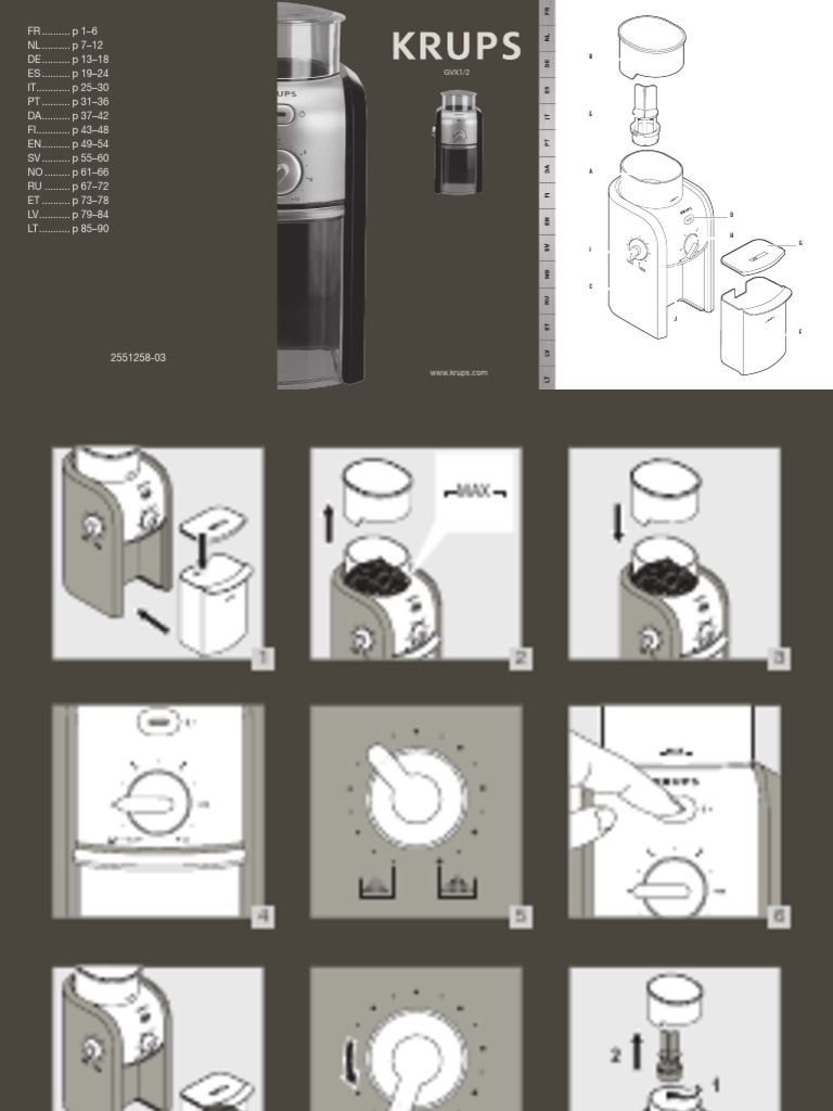 Molino De Café Manual Moledor Cafe En Vidrio Raktors 120grms