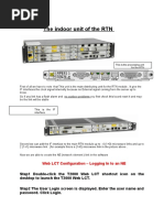 The Indoor Unit of The RTN: Web LCT Configuration - Logging in To An NE