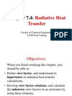 Radiative Heat Transfer: Faculty of Chemical Engineering Uitm Pasir Gudang