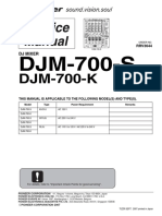 Pioneer - DJM 700 K S - SM PDF
