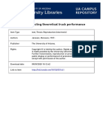 Factors Affecting Theoretical Truck Performance