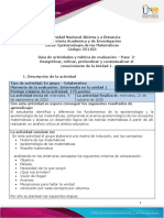 Guía de Actividades y Rúbrica de Evaluación - Paso 2 - Resignificar, Refinar, Profundizar y Contextualizar El Conocimiento de La Unidad 1 PDF
