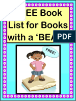 FREE Book List For Books With A BEAT'!