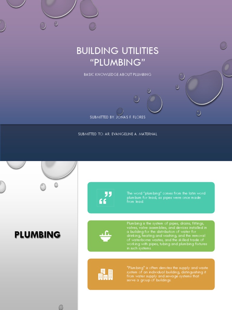 Essential Plumbing Knowledge Guide | PDF | Plumbing | Pipe (Fluid ...