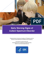 Early Warning Signs Autism 508