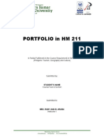 Portfolio in HM 211