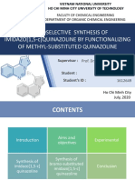 CHEMOSELECTIVE SYNTHESIS OF IMIDAZO (1,5-c) QUINAZOLINE BY FUNCTIONALIZING OF METHYL-SUBSTITUTED QUINAZOLINE