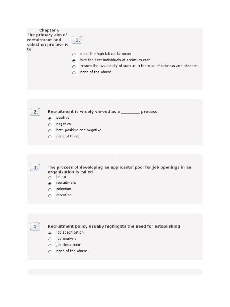 Chapter 6 | PDF | Recruitment | Performance Appraisal