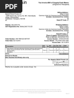 Tax Invoice/Bill of Supply/Cash Memo: (Original For Recipient)