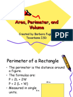 Area, Perimeter, and Volume 5.10C