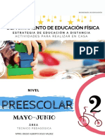 Entrenamiento de Educacion Fisica 2º PREESCOLAR