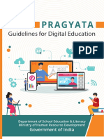 Guidelines For Digital Education: Pragyata