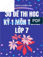 30 đề thi học kỳ 1 môn toán lớp 7 năm học 2018-2019 PDF