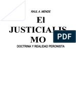Raul A Mende - El Justicialismo - Revisado