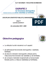 LP 4 - Demografie 2. Natalitate, Fertilitate