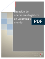 Situacion de los operadores logisticos en colombia y en el mundo.