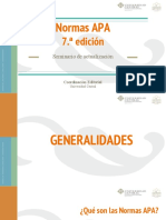 Presentación Seminario APA 7. Edición