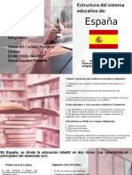 Estructura del Sistema Educativo de España