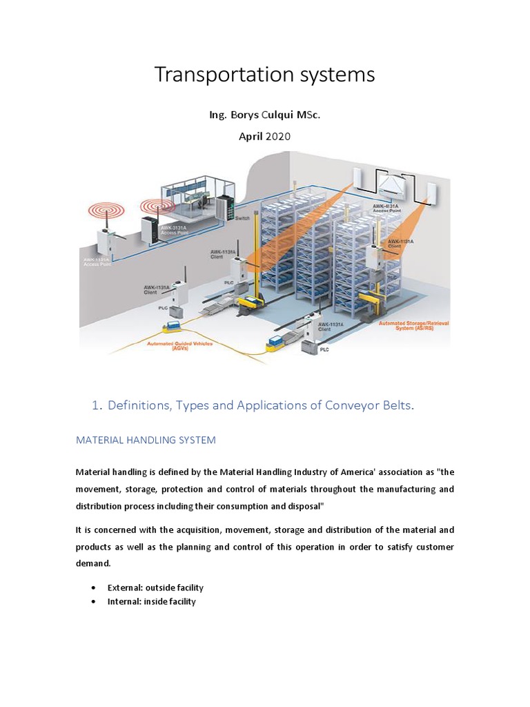 Material Handling Systems Overview | PDF | Business Process ...