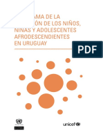 Panorama de La Situación de Los Niños, Niñas y Adolescentes Afrodescendientes en Uruguay (1)