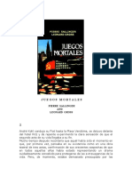 Salliger, Pierre - Juegos Mortales PDF