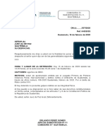 Oficio de PNC Al JUZGADO Orden de Aprehensión