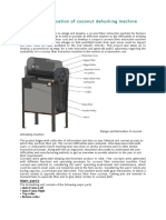 Projects Based On Coconut Dehusking Machine