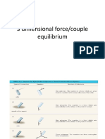 3D force/couple equilibrium - determine bearing reaction components