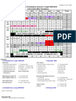 Kalender Perkuliahan Semester Ganjil 2009-2010