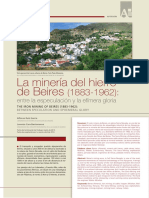 La Minería Del Hierro de Beires (1883-1962) Entre La Especulación y La Efímera Gloria. Farua 16 PDF