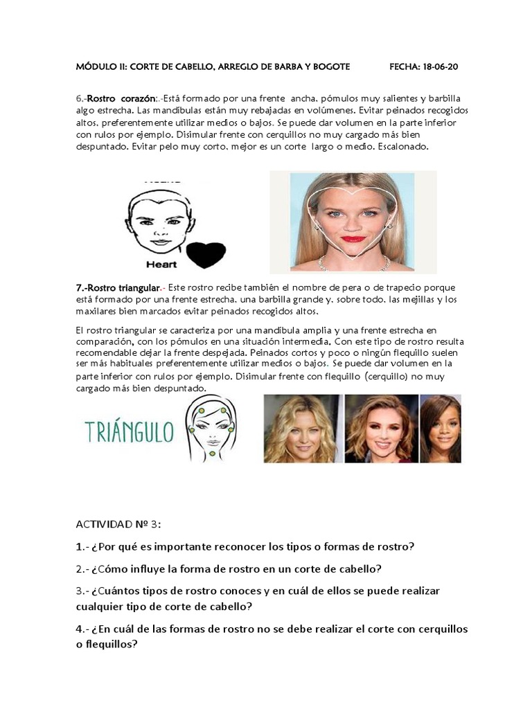Tipos de Rostro 3 PDF | PDF