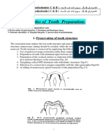 Principles of Tooth Preparation