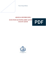 Graca Moura, Vasco. Amalia-Rodrigues. Dos Poetas Populares Aos Poetas Cultivados PDF