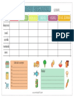 Menú Semanal PDF