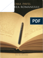 Toma Pavel - Gandirea Romanului - Flaubert PDF