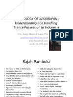 Psychology of Kesurupan: Trance Possession in Indonesia: Understanding and Handling