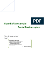 Modele de Plan D'affaires - Tableau