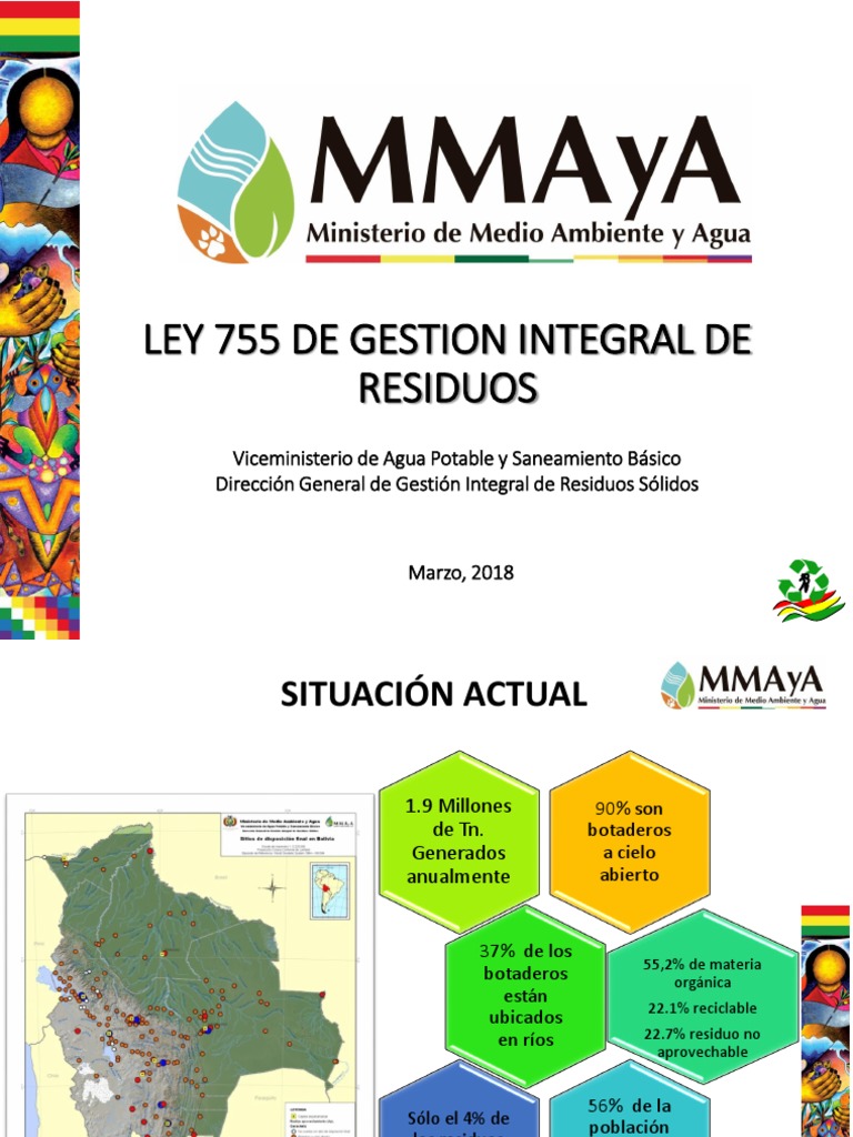 Ley 755 Gestion Integral de Residuos PDF | PDF | Gestión de residuos ...