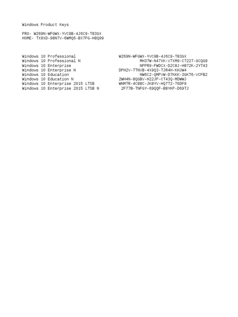 Windows 10 Pk Txt