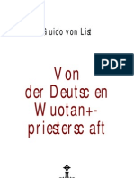 List, Guido Von - Von Der Deutschen Wuotanspriesterschaft (1893, 41 S.)