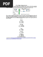 3V To High Voltage Inverter