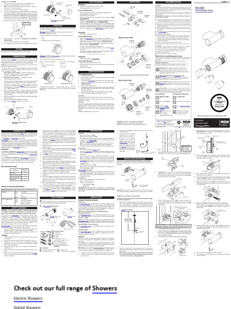 Mira Mixer Shower Leaking From Unit ecampus.egerton.ac.ke