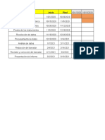 Diagrama de Gantt