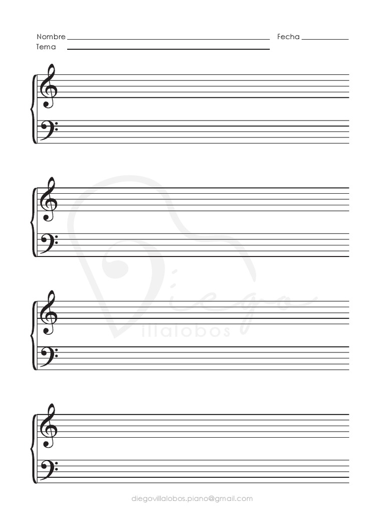 Pentagrama Sol y Fa PDF | PDF