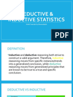 Deductive & Inductive Statistics