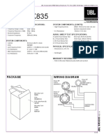 JBL Srx835: Technical Manual