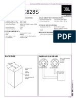 JBL Srx828S: Technical Manual