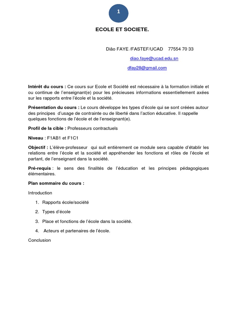 Ffe PDF | PDF | Pédagogie | Enseignants