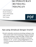 Hirarki Peraturan Perundang-Undangan